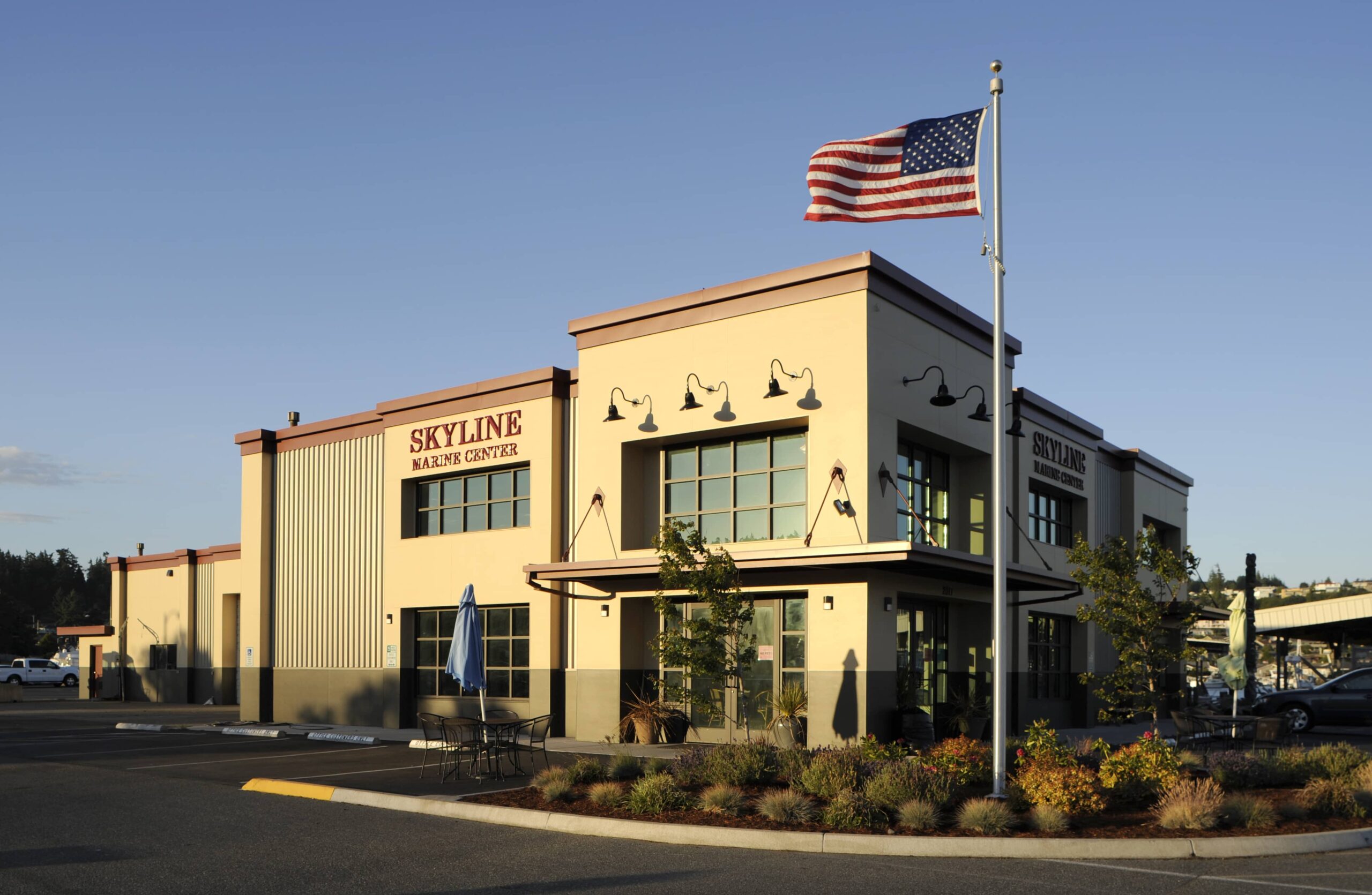 Skyline Marina Office Exterior
