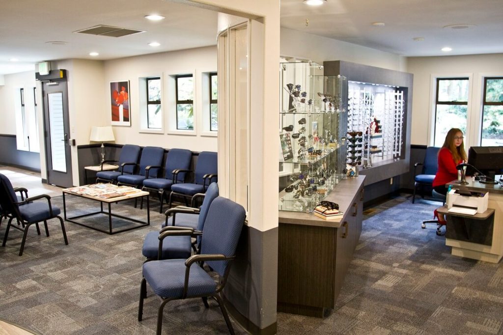 Cascadia Eye remodel by Chad Fisher Construction
